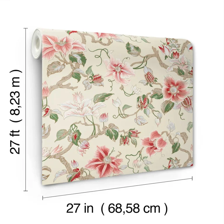 Ronald Redding Marguerite Vine Wallpaper - Cream — Ảnh 6