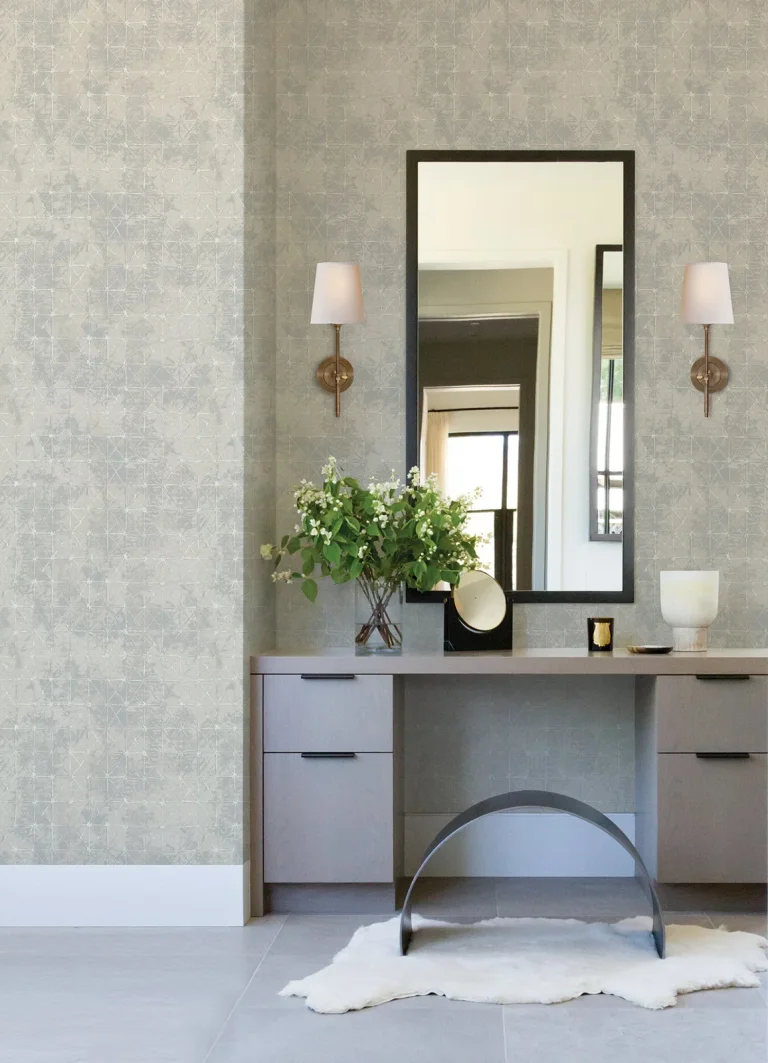 Odell Antique Tiles Wallpaper - Light Blue — Ảnh 3