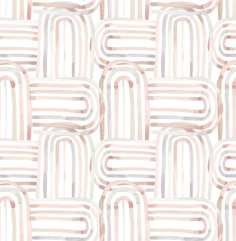 Lolly Arches Wallpaper - Blush — Ảnh 2