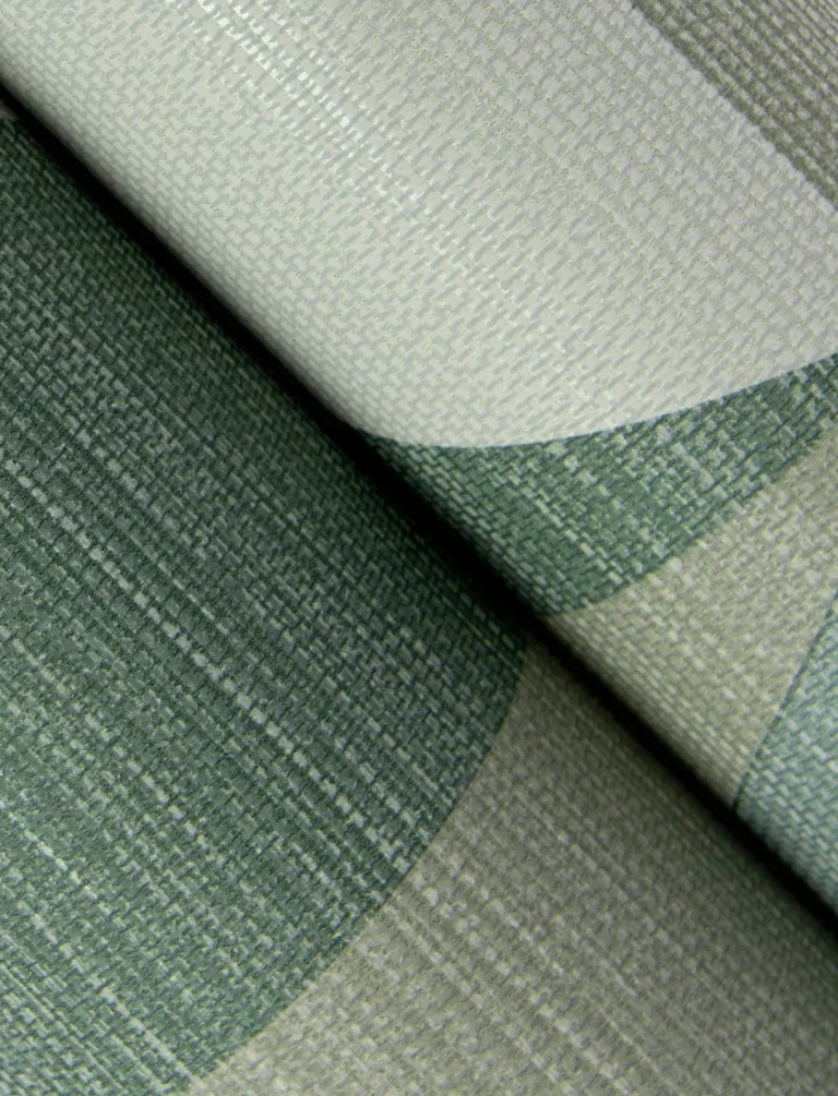 Winslow Geometric Faux Grasscloth Wallpaper - Green