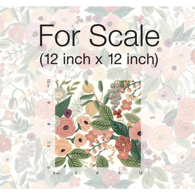 Rifle Paper Co. Garden Party Wallpaper - Burgundy Multi — Ảnh 3