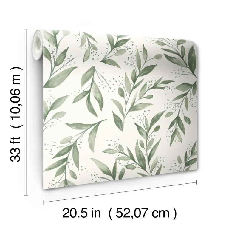 Magnolia Home Olive Branch Wallpaper - Olive Grove — Ảnh 6