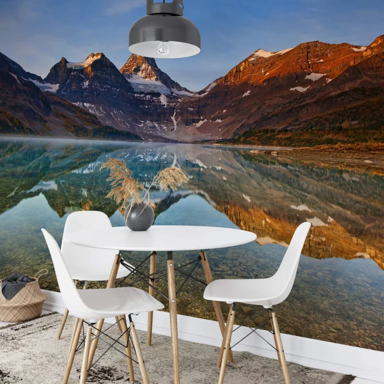 Magog Lake Canada - Wall Mural 5057 - 4 Panel - 192cm x 260cm — Ảnh 2