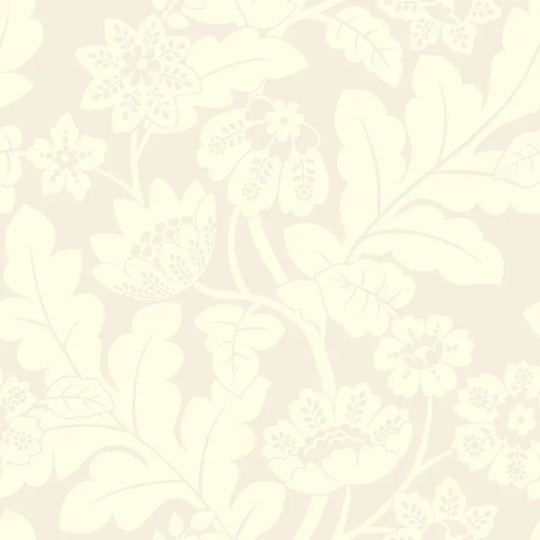 Augusta Flock Damask Wallpaper - White — Ảnh 3