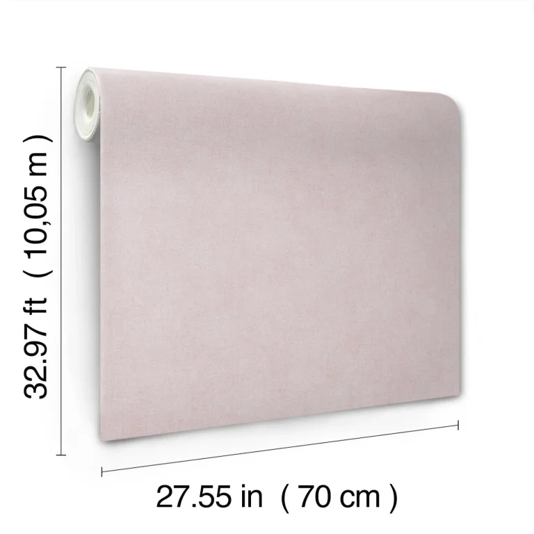 Nuovo Faux Linen Wallpaper - Lavender — Ảnh 6