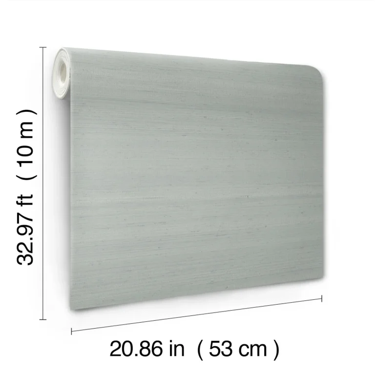 Fine Silk Faux Fabric Wallpaper - Slate — Ảnh 5