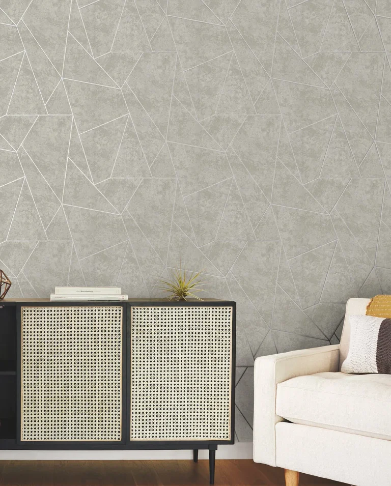 Nazca Wallpaper - Grey/Silver — Ảnh 4