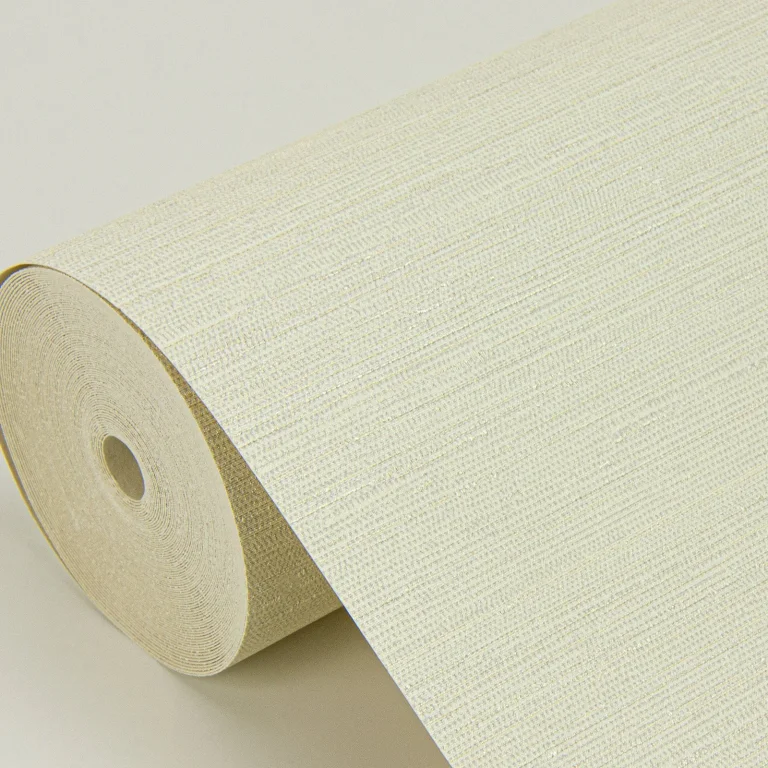 Aida Horizontal Silk Wallpaper - Yellow — Image 2