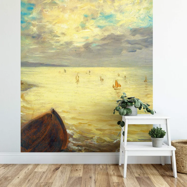 Delacroix - The Sea - Wall Mural 5446 - 4 Panel - 192cm x 260cm — Ảnh 2