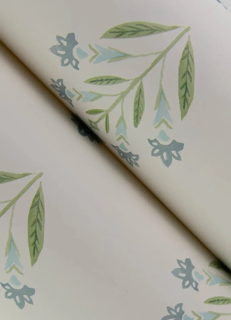 Chesapeake Kova Floral Crest Wallpaper - Aquamarine — Ảnh 4