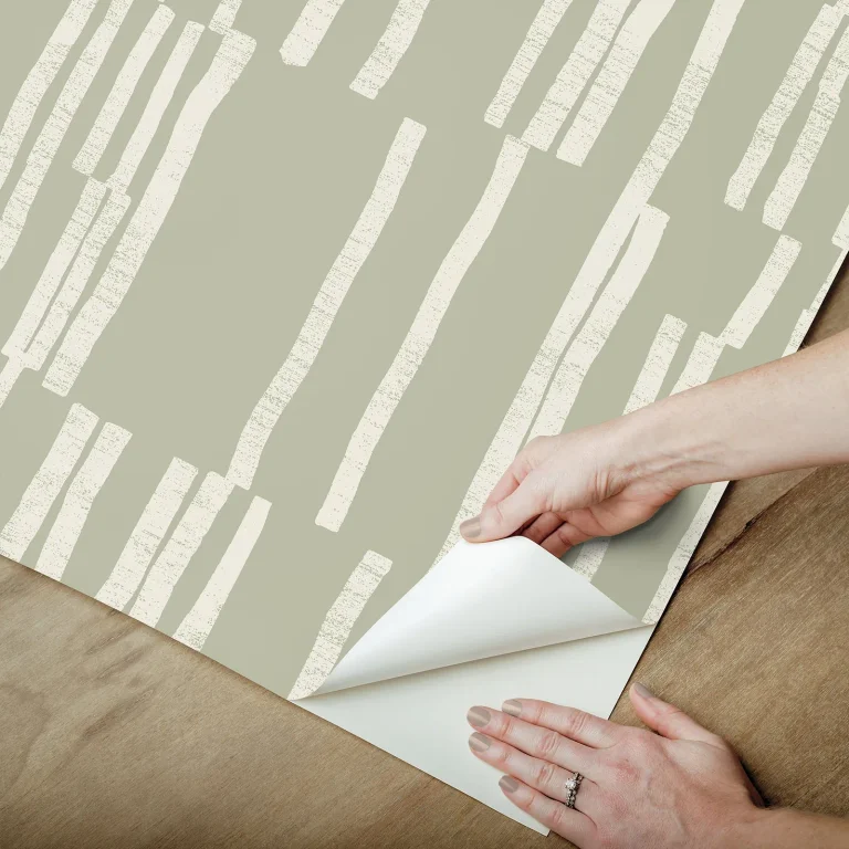 Nikki Chu Koso Peel and Stick Wallpaper - Sage — Ảnh 4