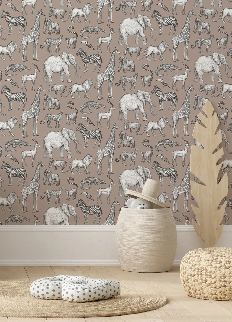 Chesapeake Kenji Safari Wallpaper - Brown — Ảnh 2