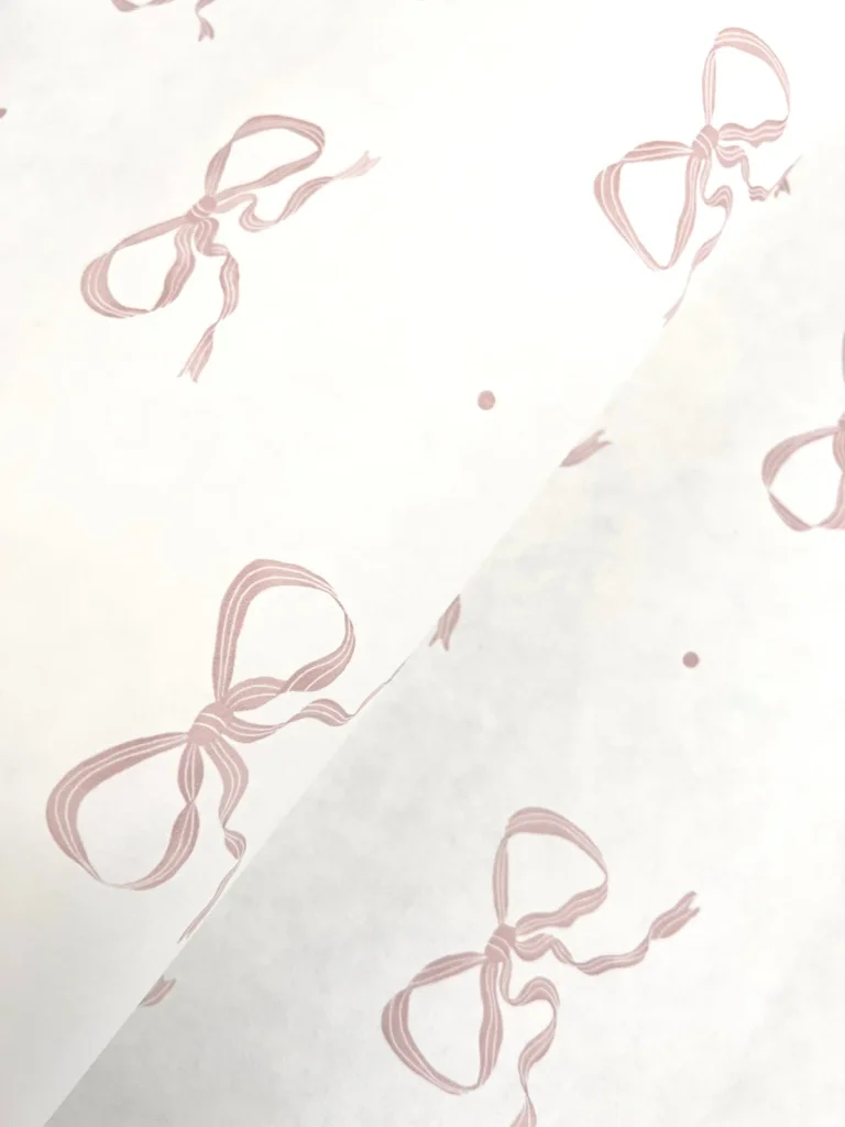 Emma Large Bow Wallpaper - Petal — Image 8