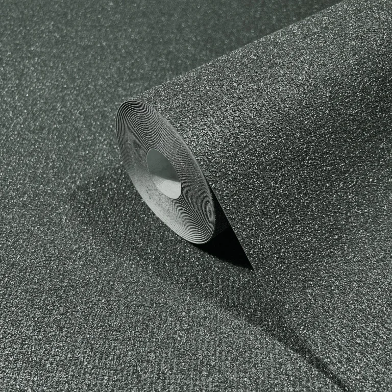 Glistening Quartz Beaded Wallpaper - Charcoal — Ảnh 4