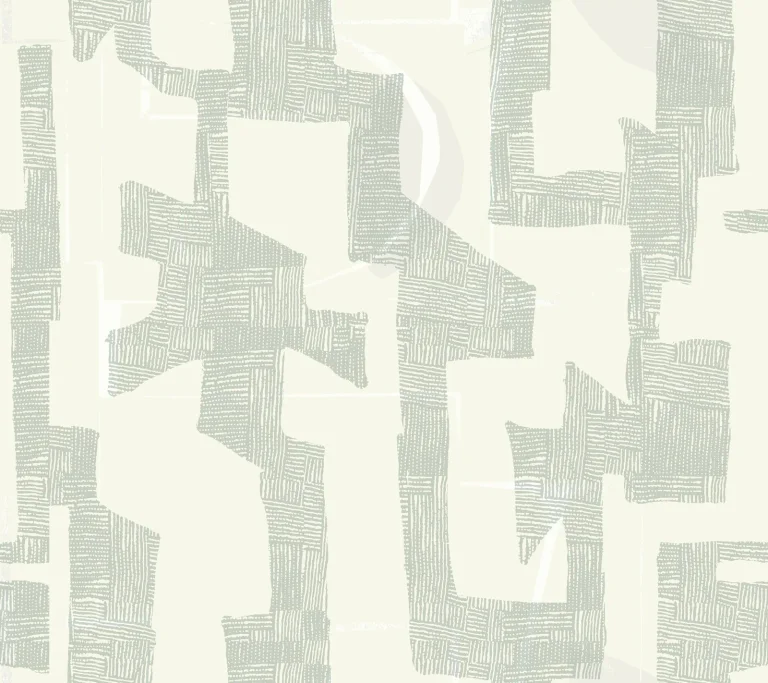 Nikki Chu Tribe Peel and Stick Wallpaper - Jade — Image 5