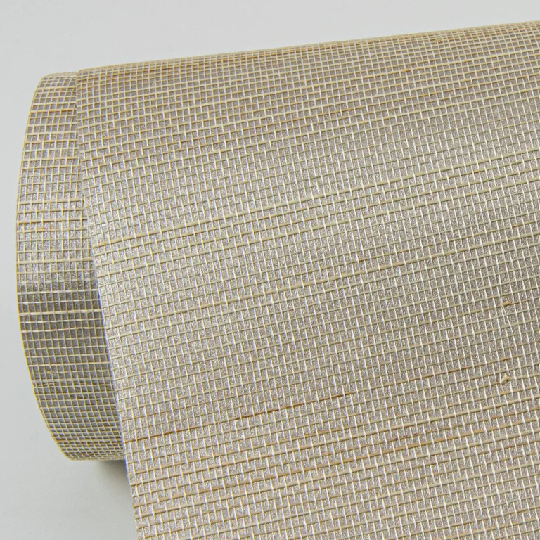 Mai Abaca Grasscloth Wallpaper - Lavender — Ảnh 3