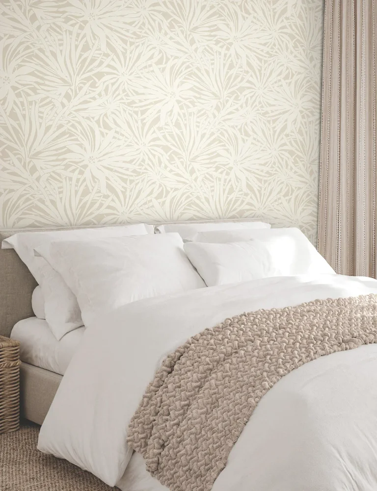 Floral Canopy Wallpaper - Linen — Ảnh 5