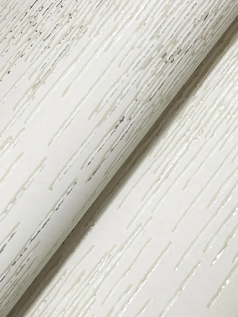 Ronald Redding Operetta Metallic Columns Wallpaper - Ivory — Ảnh 5