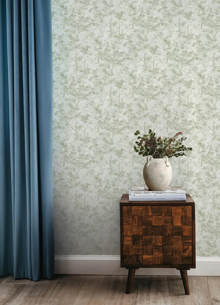 Chesapeake Thicket Forest Wallpaper - Sage — Ảnh 6