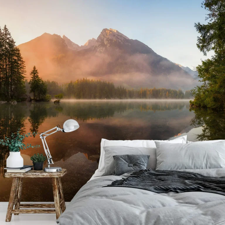 Mountain Lake - Wall Mural 5154 - 8 Panel - 384cm x 260cm — Image 5