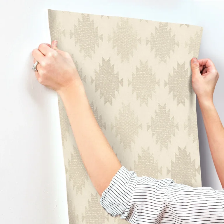 Chesapeake Stitched Heirloom Wallpaper - Khaki — Ảnh 6