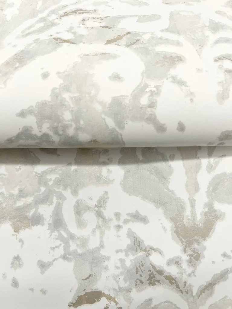 Candice Olson Velvet Crush Damask Wallpaper - Cream & Pearl — Ảnh 4