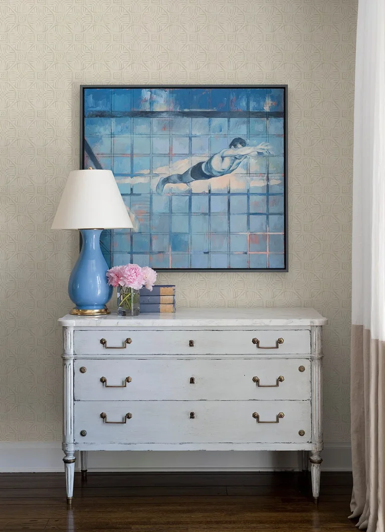 Chesapeake Sandee Medallion Wallpaper - Dove — Image 5