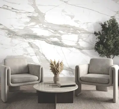 Imperial Marble Wall Mural - Neutral