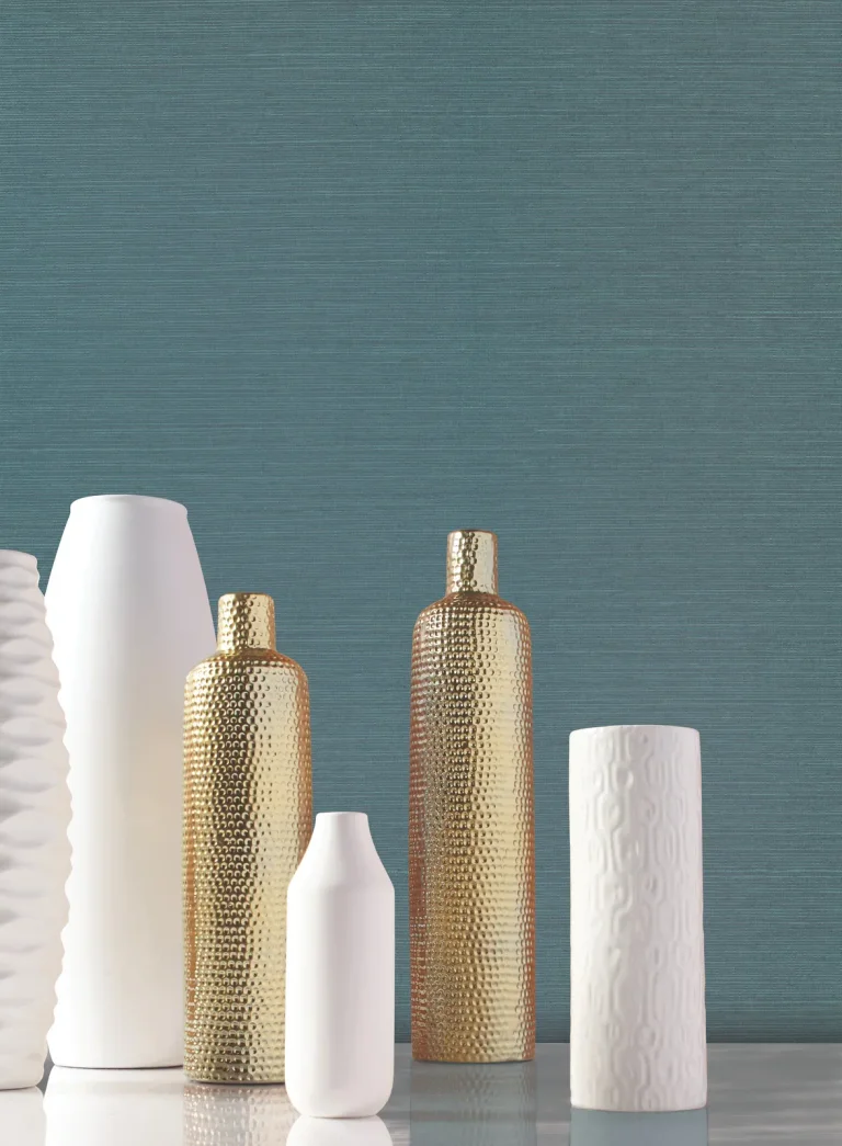 Makasa Sisal Wallpaper - Teal — Ảnh 2