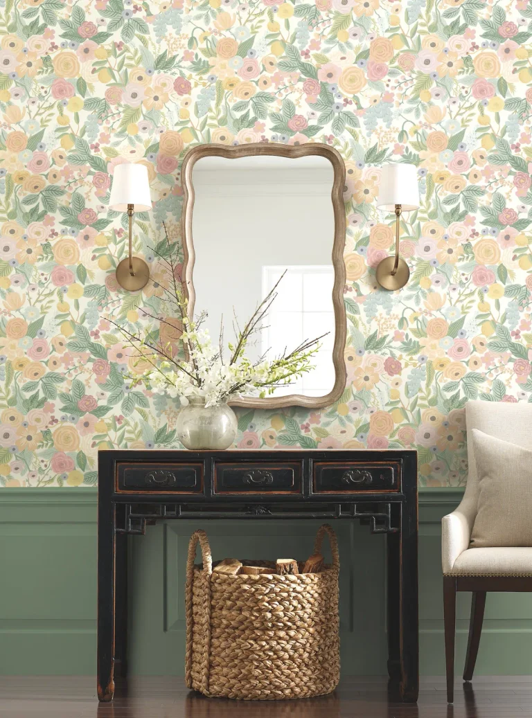 Rifle Paper Co. Garden Party Peel and Stick Wallpaper - Pastel Multi — Ảnh 6