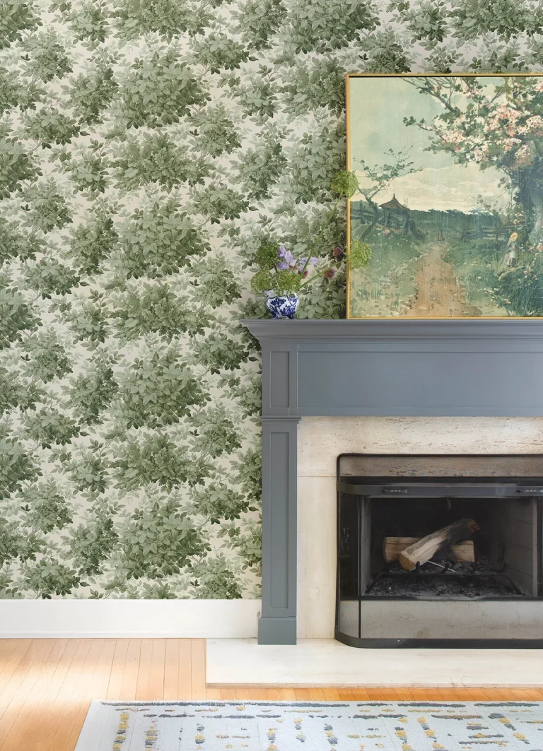 Greenwood Deciduous Wallpaper - Moss — Ảnh 6
