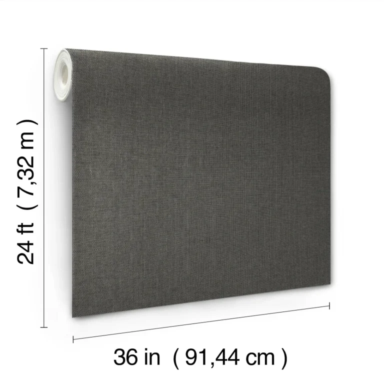 Ronald Redding Check Paperweave Wallpaper - Graphite — Ảnh 3