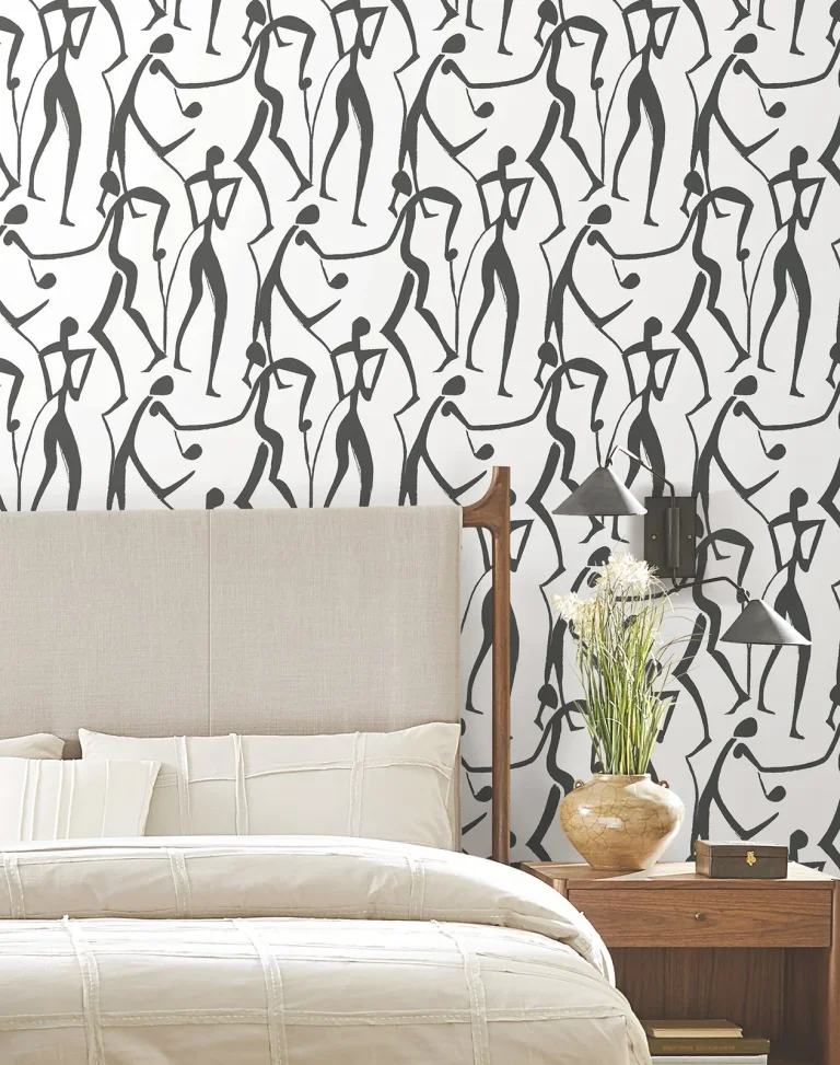 Joyful Dancers Wallpaper - Carbon Black — Ảnh 4
