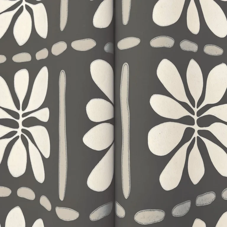 Mimosa Fleur Wallpaper - Carbon Black — Ảnh 6