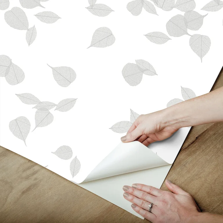Inner Peace Peel and Stick Wallpaper - Pewter — Ảnh 5
