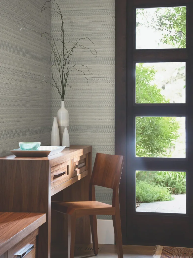 Tapestry Stitch Wallpaper - Linen — Ảnh 2