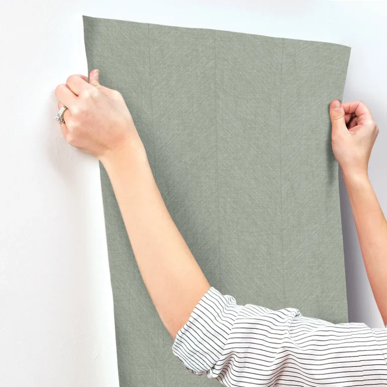 Kallam Chevron Wallpaper - Sage — Ảnh 6