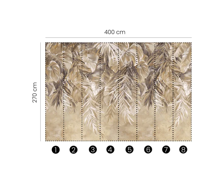 Fashion For Walls Digital Wallpaper Wall Mural - 2536V11 — Ảnh 3