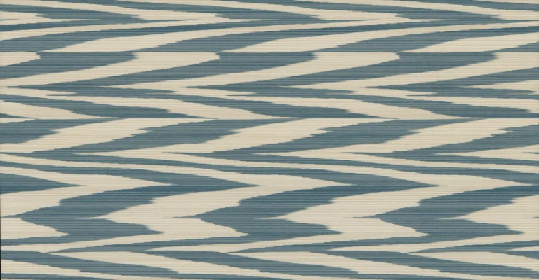 Flamed Zigzag Wallpaper - Blue — Ảnh 5