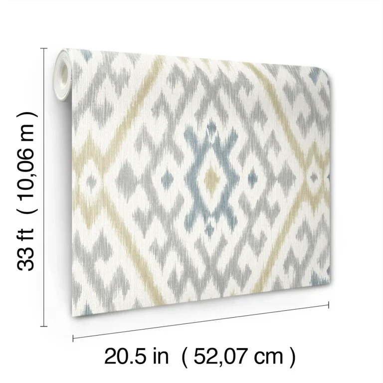 Solola Ikat Wallpaper - Chartreuse — Ảnh 2