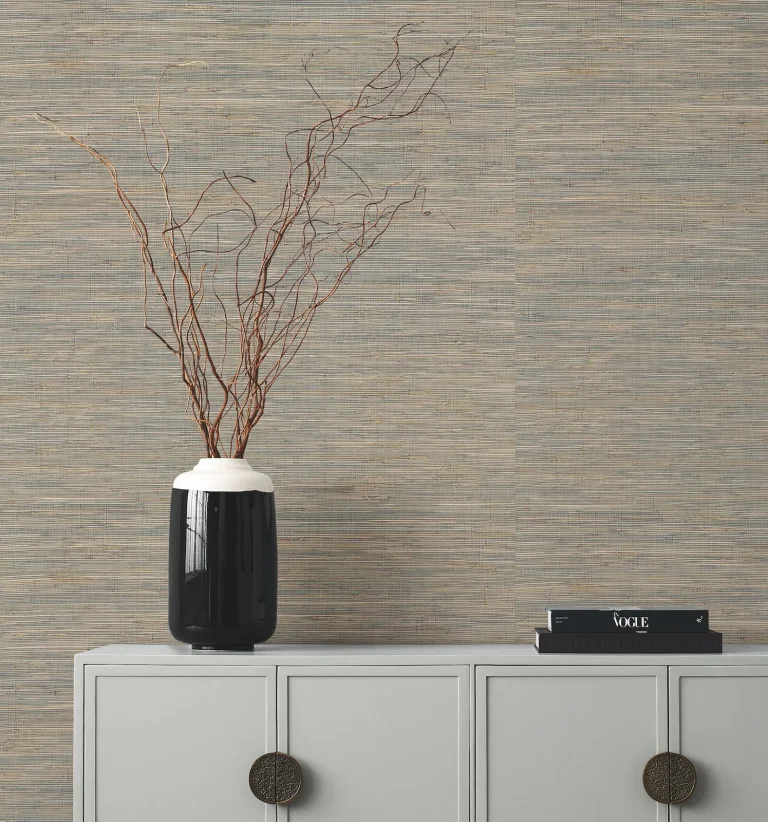 Ronald Redding Knotted Grass Wallpaper - Beige/Multi — Ảnh 4