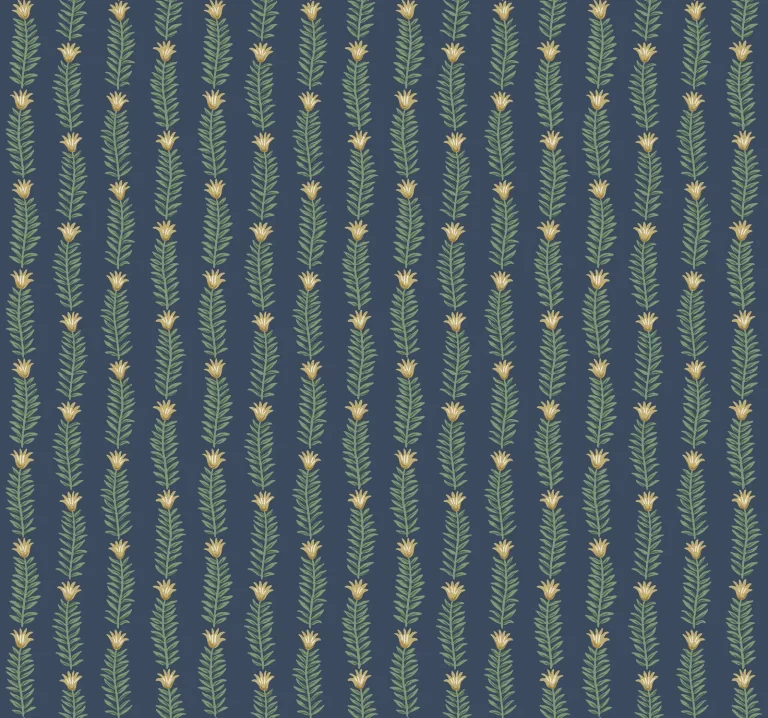Rifle Paper Co. Eden Wallpaper - Navy — Ảnh 3