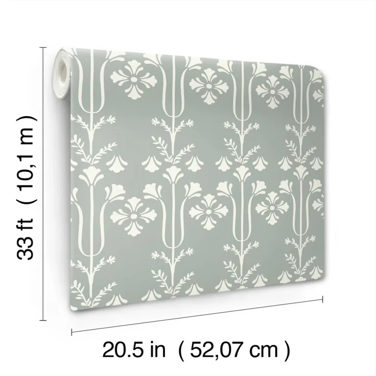 Magnolia Home Lydia Wallpaper - Blue — Image 5