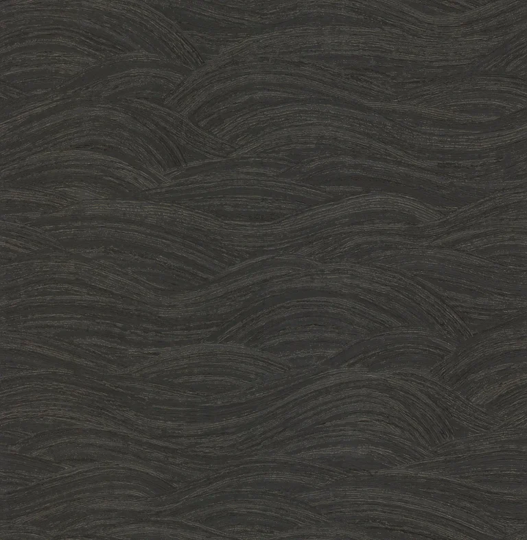 Leith Zen Waves Wallpaper - Black — Ảnh 3