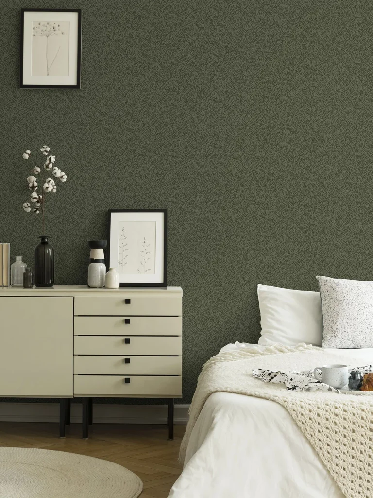 Anna Fern Trail Wallpaper - Dark Green — Ảnh 2