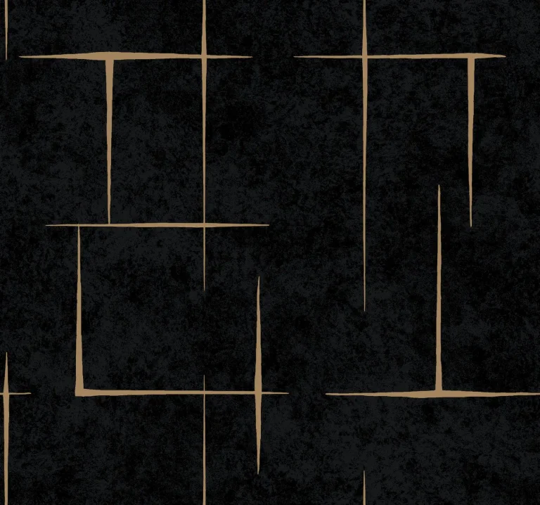 Ronald Redding Malia Wallpaper - Gold & Black — Ảnh 5