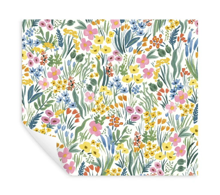 Rifle Paper Co. Lea Peel and Stick Wallpaper - White — Image 6