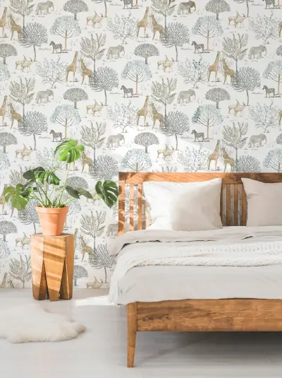 On the Savanna Wallpaper - Neutral