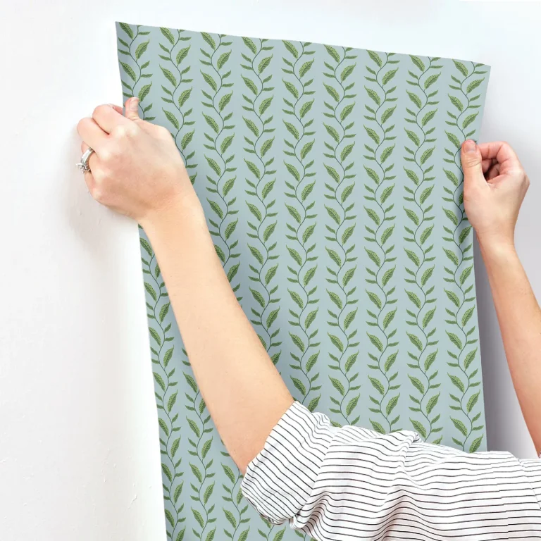 Rifle Paper Co. Seagrass Wallpaper - Blue — Image 6