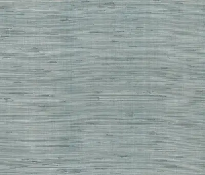 Candice Olson Jute Wallpaper - Silver/Aqua